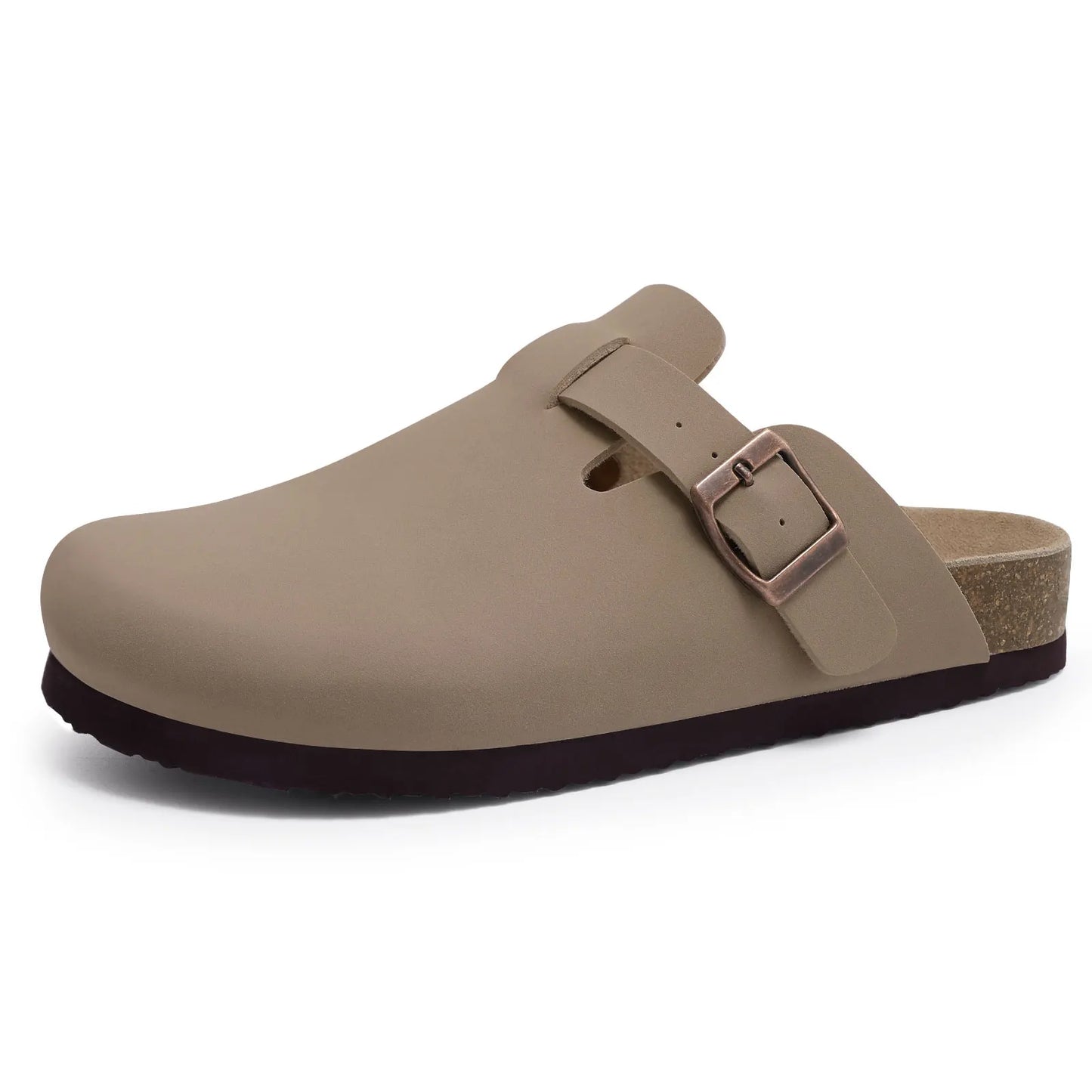 Comfortable Suede Clogs with Arch Support for All-Day Wear