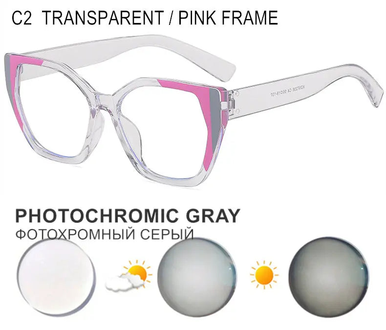 Stylish Myopia Prescription Glasses | Blue Light & Photochromic Lenses