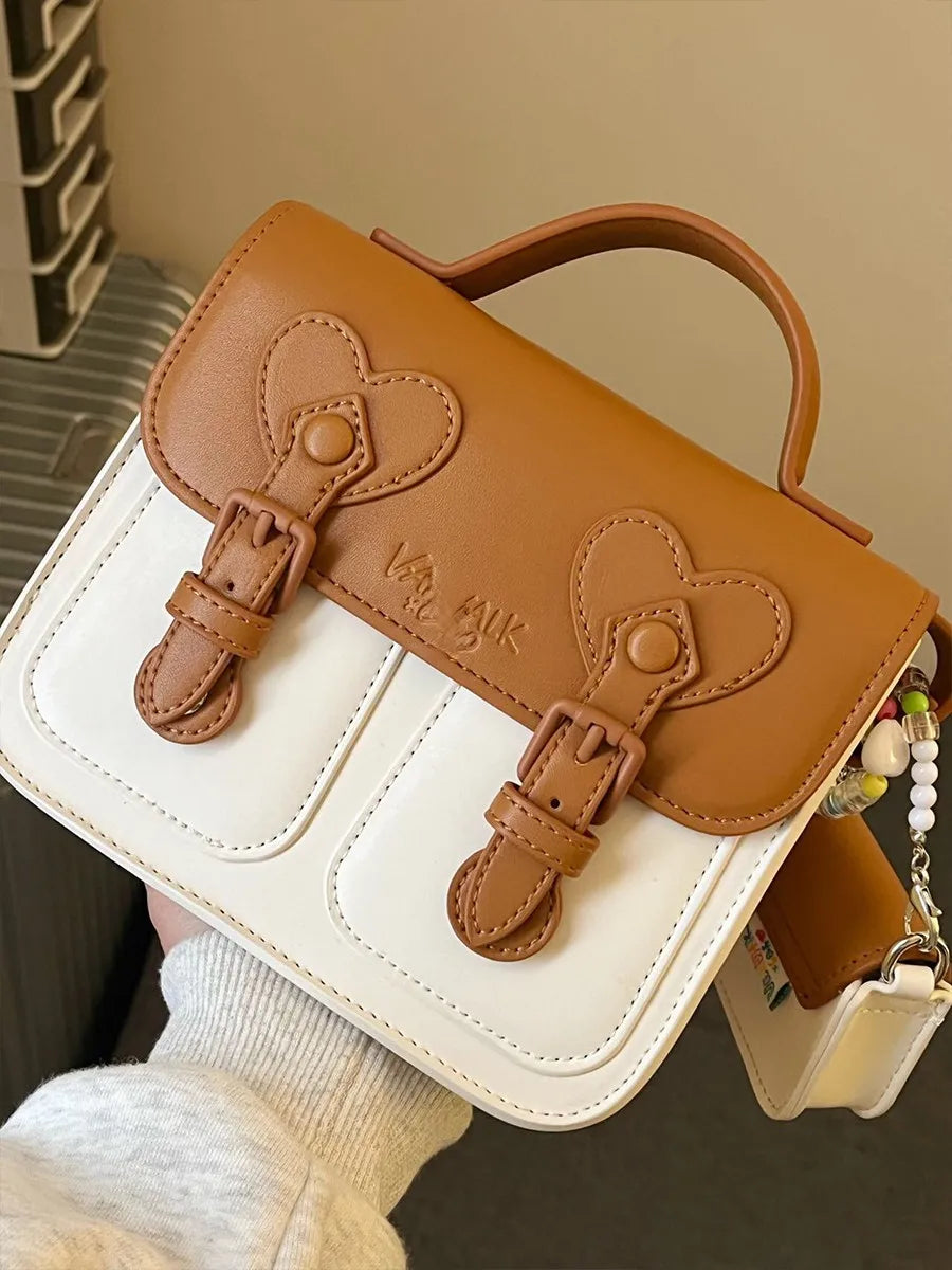 Fashionable Color Contrast Crossbody Bag for Women | Stylish Shoulder Bag