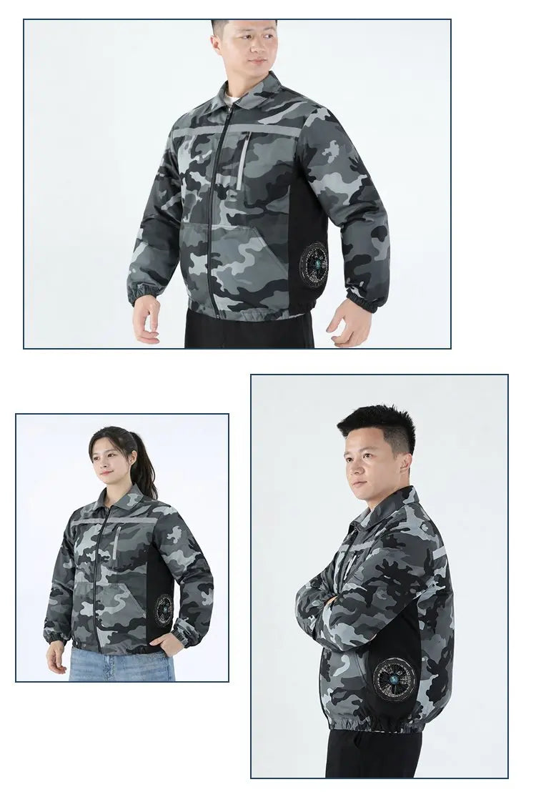 Smart Cooling Jacket for Men | Breathable Air Conditioning Apparel