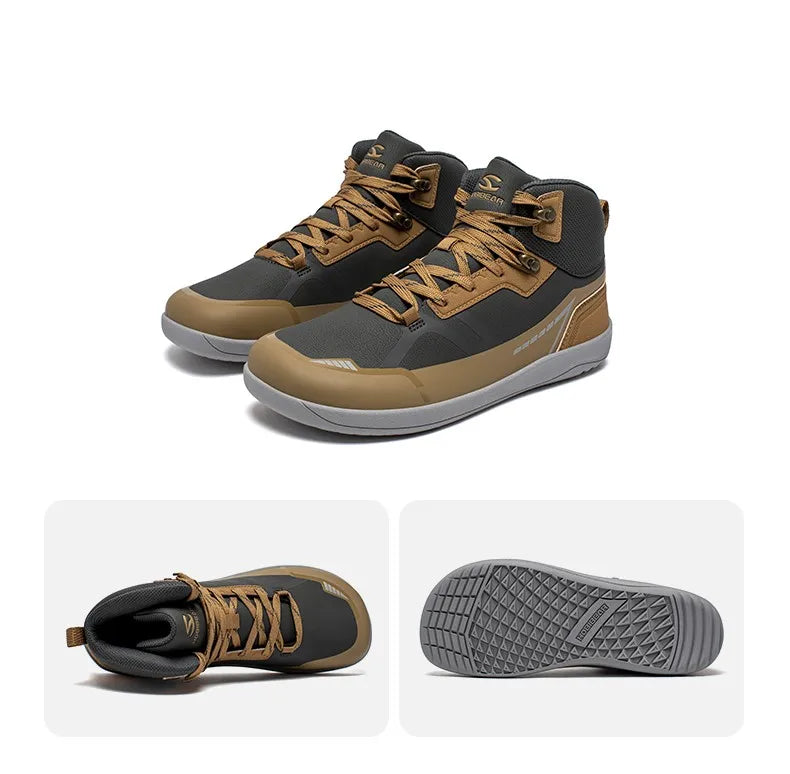 Unisex Mid Top Barefoot Hiking Shoes | Comfortable Trail Boots