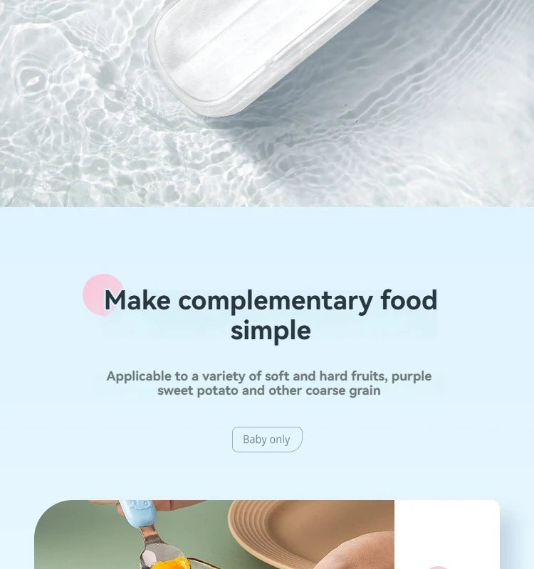 Dual-Head Baby Food Scraper Spoon | Essential Feeding Tool