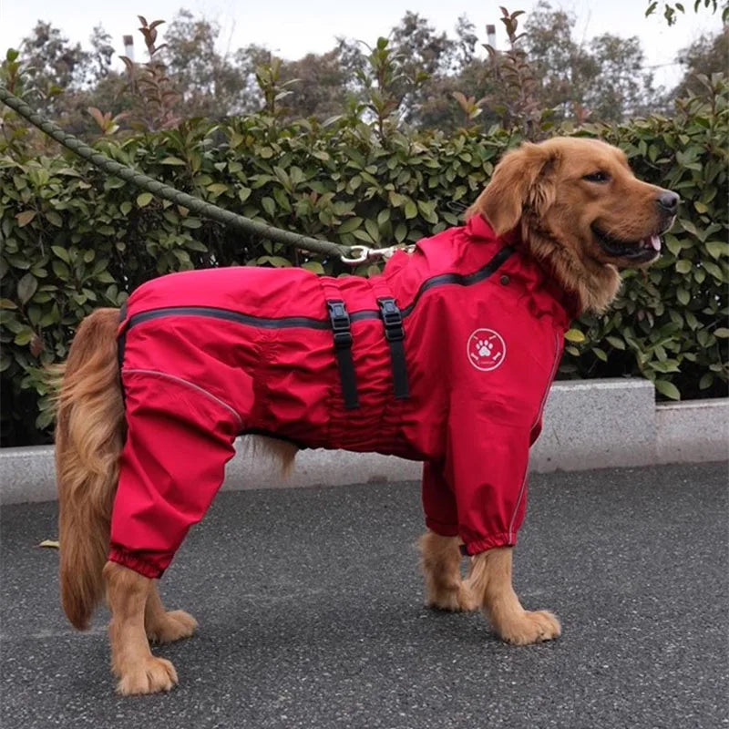 Waterproof Reflective Dog Raincoat | Adjustable Pet Jacket