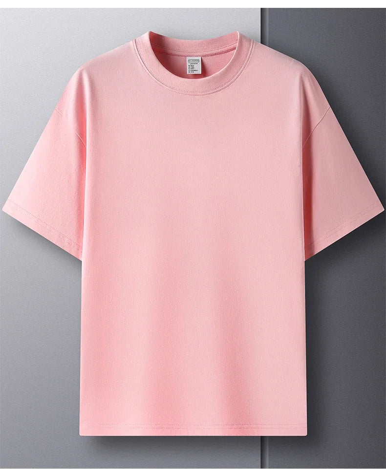 Men's Breathable Cotton Summer T-Shirt | Fashionable Short Sleeve Top