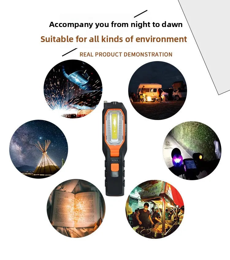 Super Bright USB Rechargeable LED Car Inspection Light | Emergency Work Light