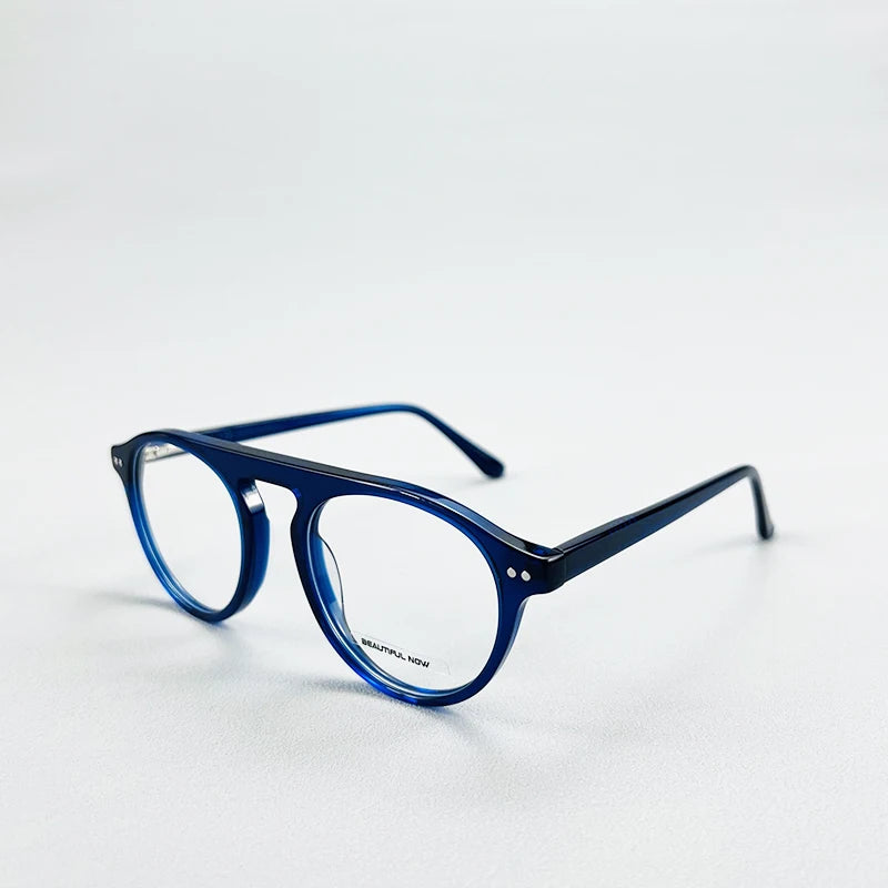 Unisex Rectangle Eyeglass Frames with UV Protection | Stylish and Versatile