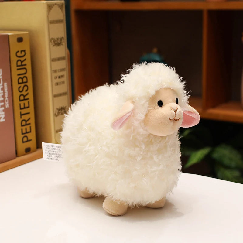 Soft Cotton Candy Plush Sheep Toys | Adorable Stuffed Alpaca Dolls