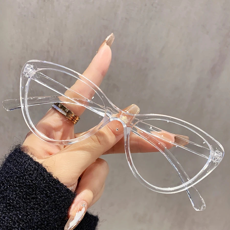 Lightweight Minimalist Square Clear Lens Glasses | Blue Light Blocking 2026