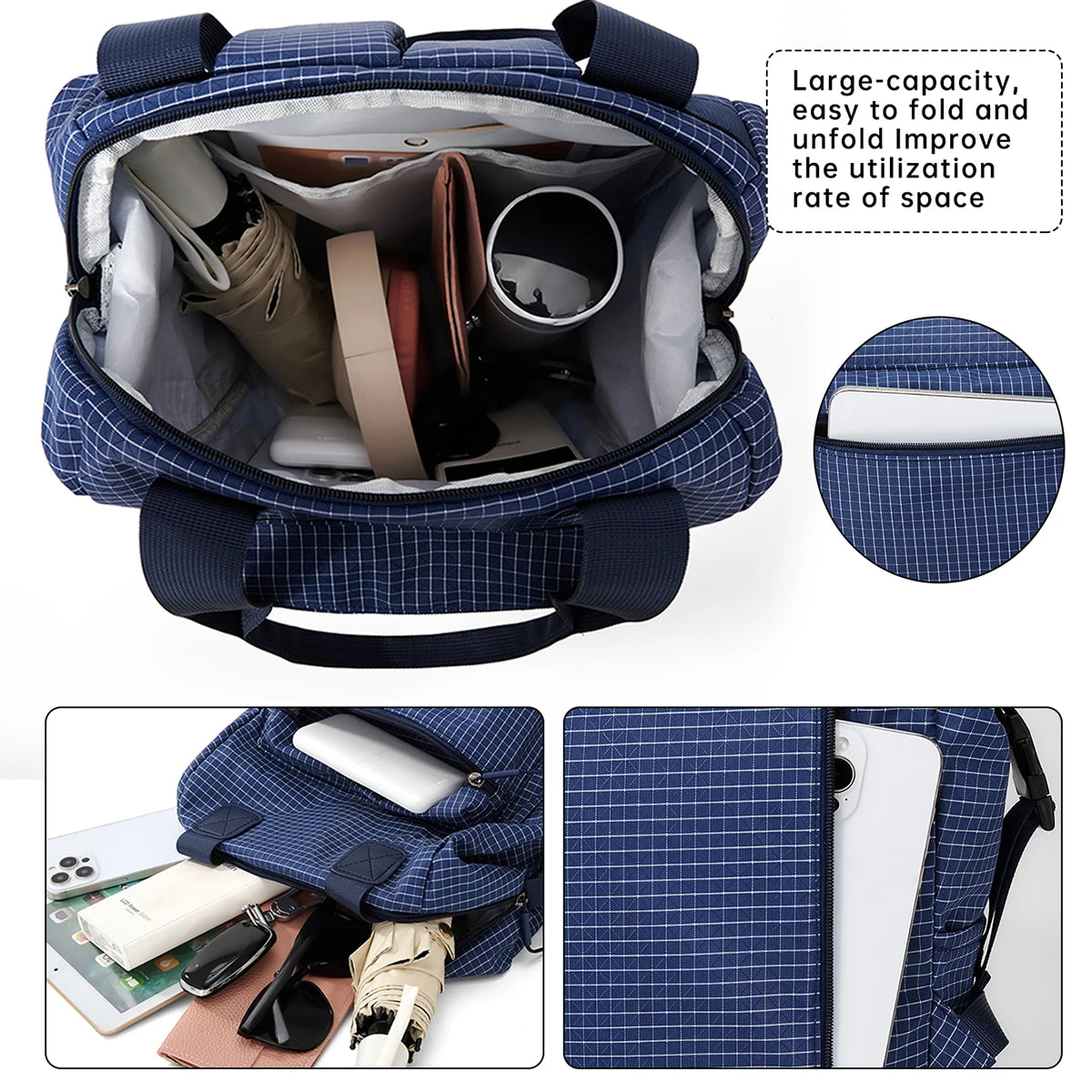 Lightweight Large-Capacity Baby Mommy Bag | Stylish Backpack