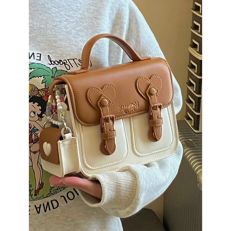 Fashionable Color Contrast Crossbody Bag for Women | Stylish Shoulder Bag