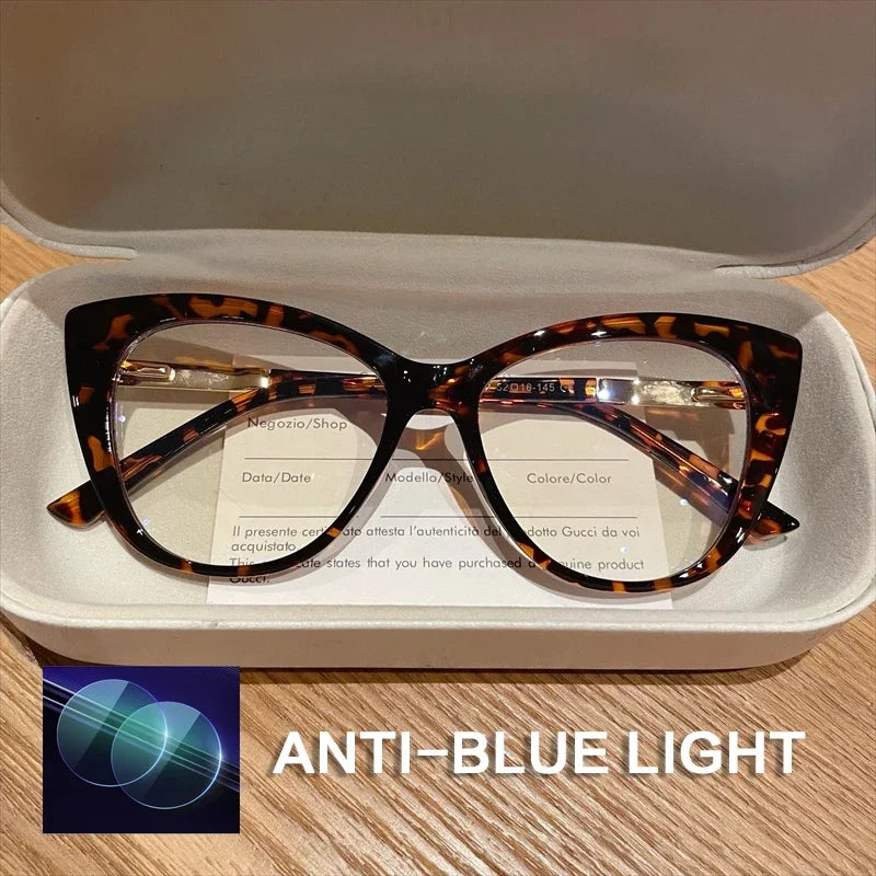 Fashion Cat Eye Blue Light Reading Glasses for Women