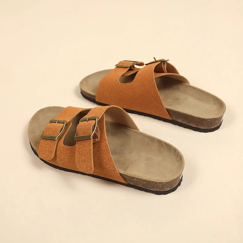 Women's Stylish Flat Beach Sandals | Comfortable Outdoor Slippers
