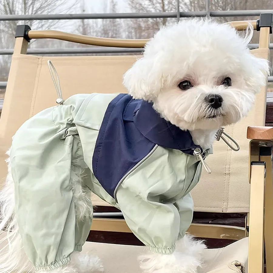 Waterproof Pet Raincoat for Dogs & Cats | Windproof Work Jacket