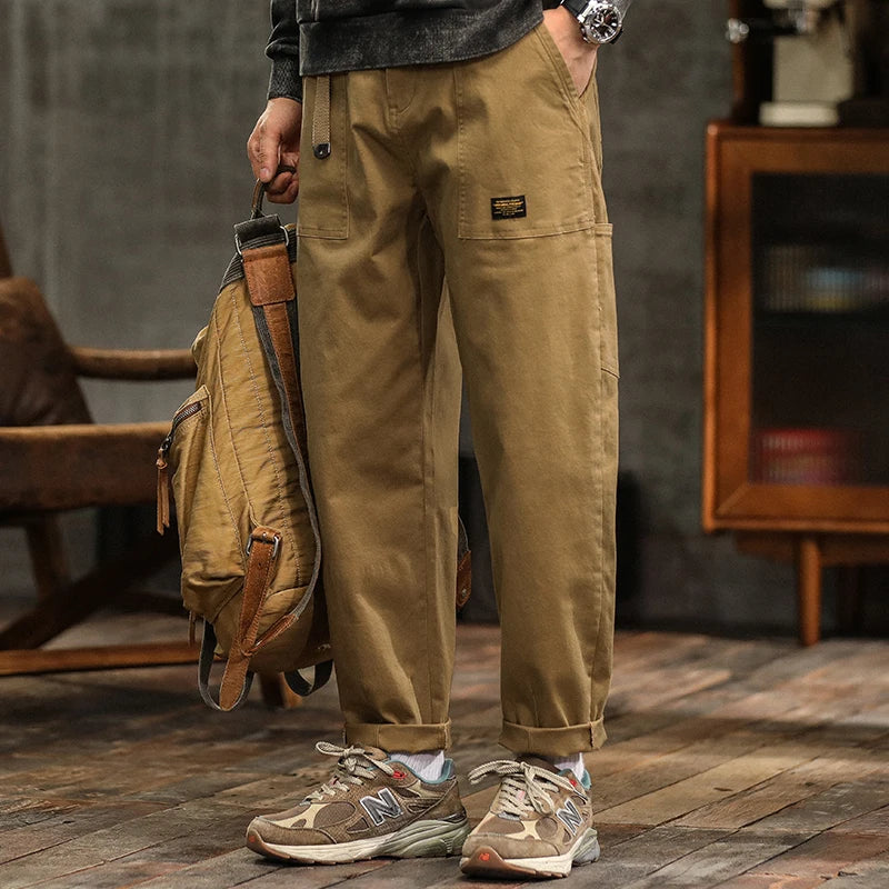 Men's Casual Cargo Pants | Comfortable Loose Fit Joggers