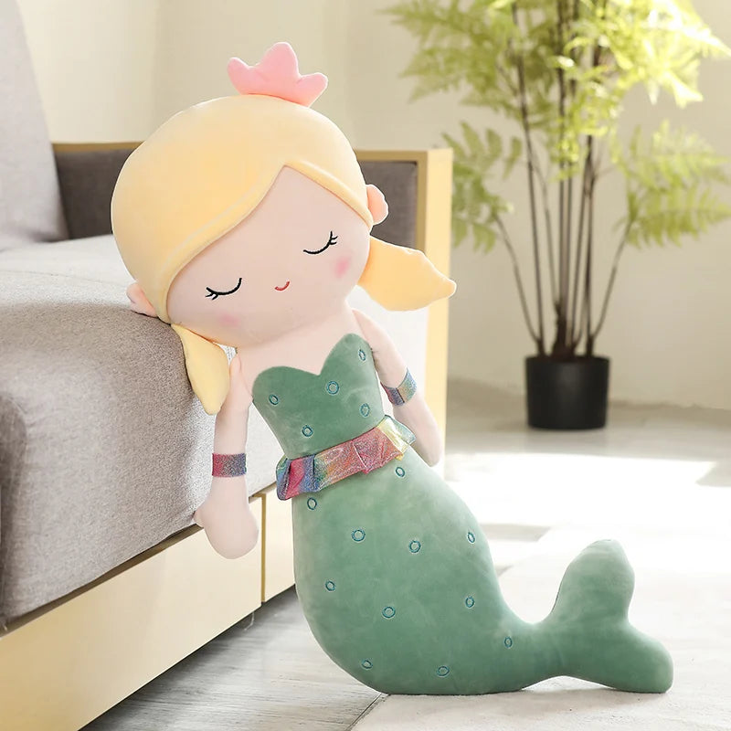 Mermaid Plush Toys | Soft Cozy Throw Pillow for Kids