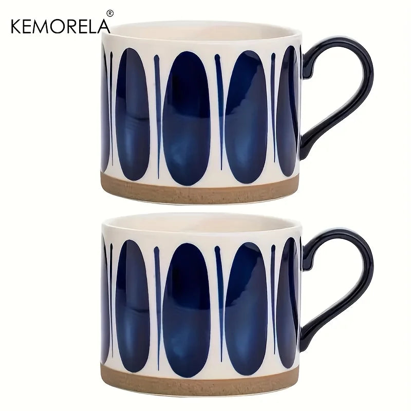 Hand-Painted Ceramic Coffee Mugs | Stylish & Microwave Safe