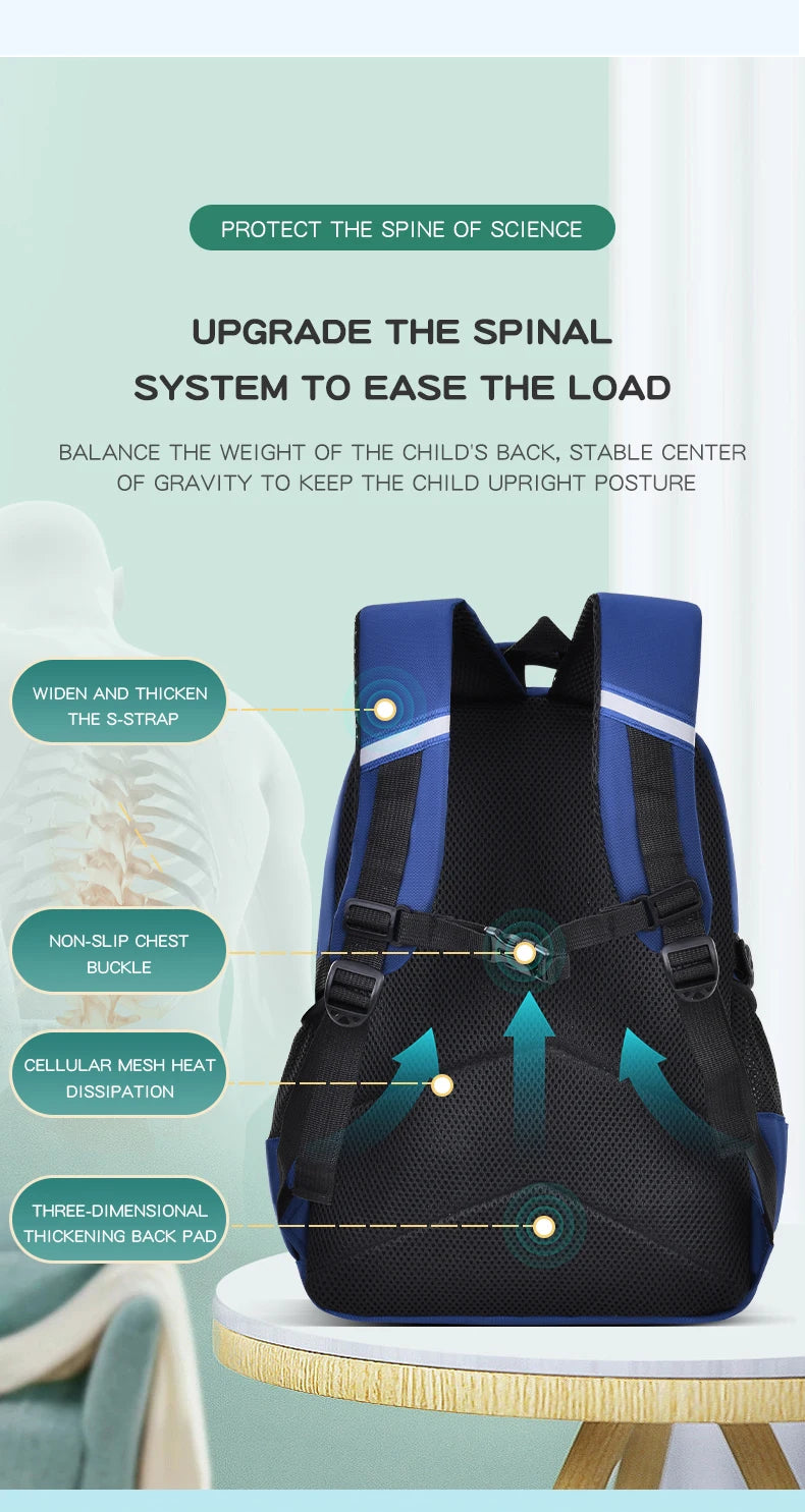Waterproof Astronaut Schoolbag | Stylish Durable Backpack for Boys