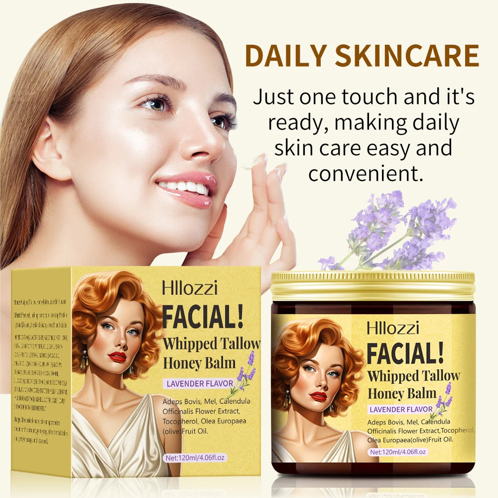 Moisturizing Whipped Tallow Cream | Nourishing Skin Care Lotion