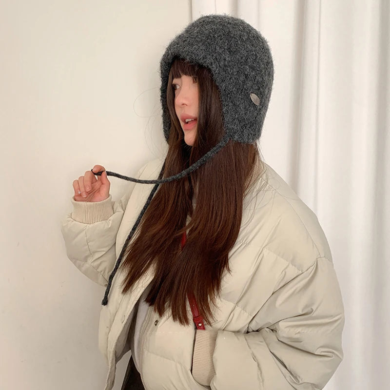 Winter Knitted Earmuff Hat | Casual Fashion Protection & Warmth