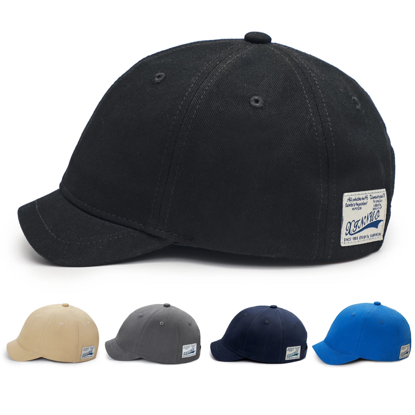 Unisex Fashion Short Brim Cotton Baseball Cap | Casual Dad Hat