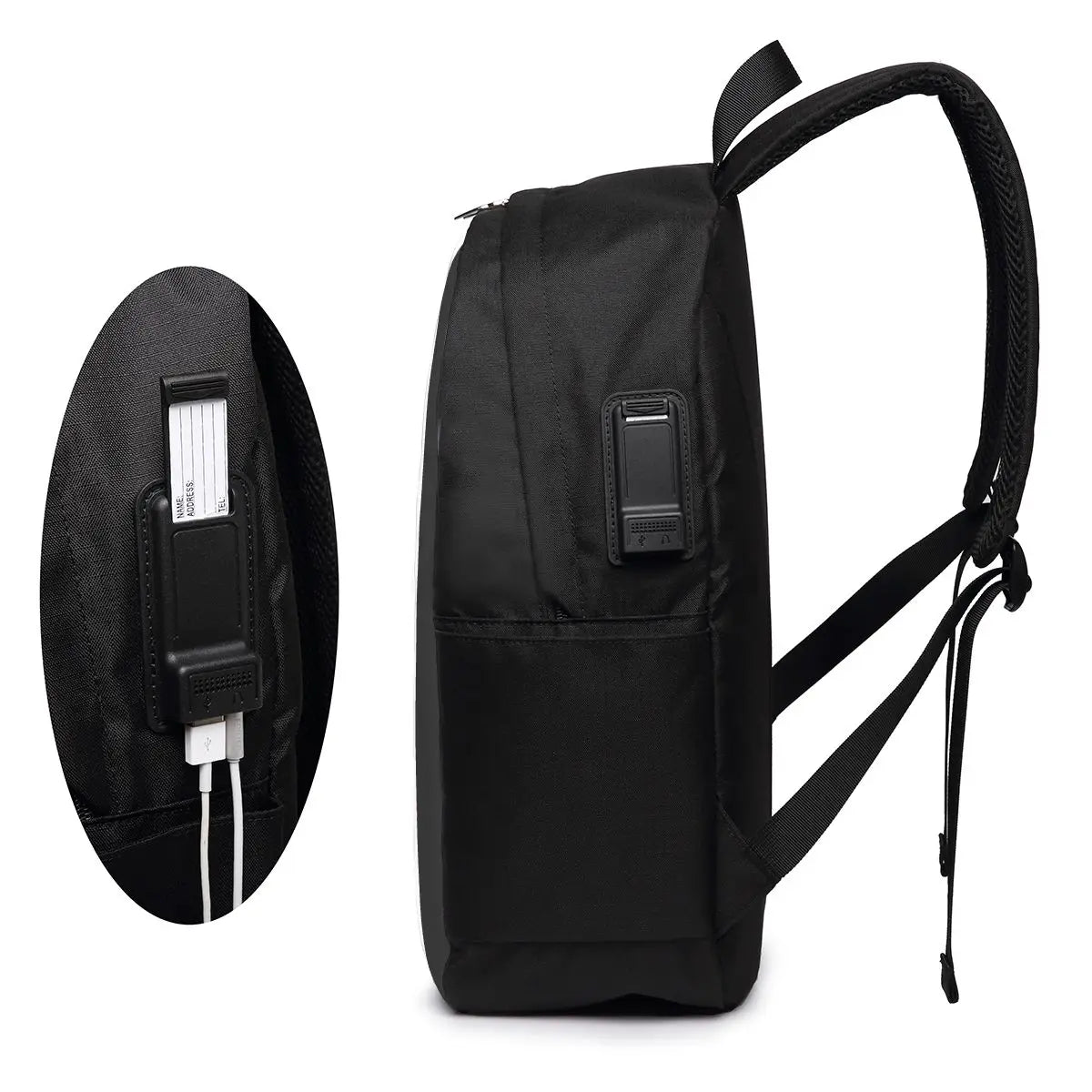 Versatile Letter R Logo Backpack for Travel and College Use