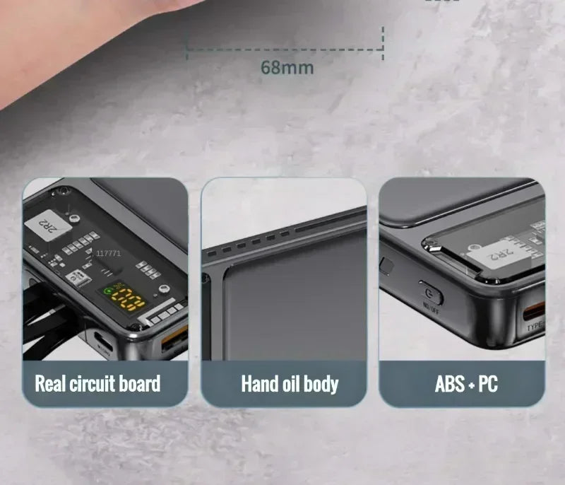 Super Fast 200000mAh Power Bank | Dual Port Charger for All Devices