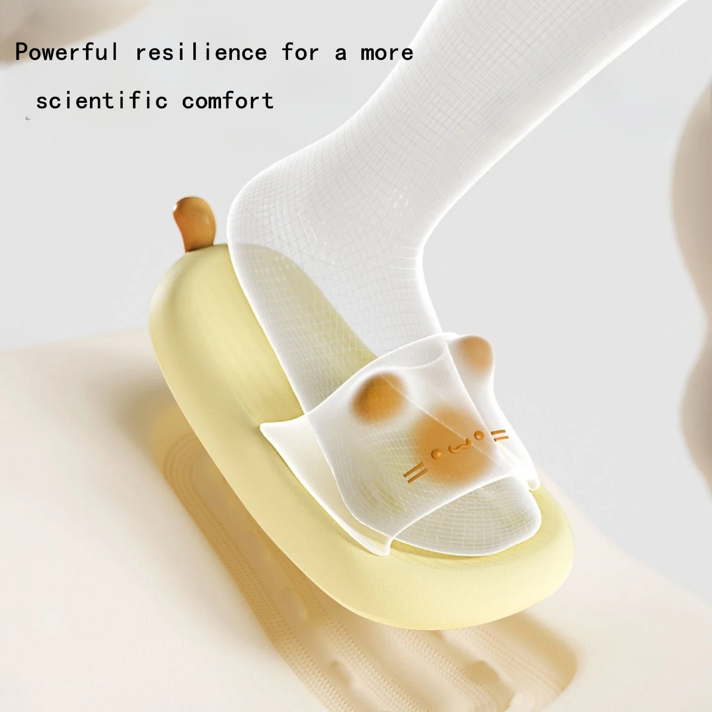 Cute Cat Slippers for Women | Lightweight Non-Slip Indoor Footwear
