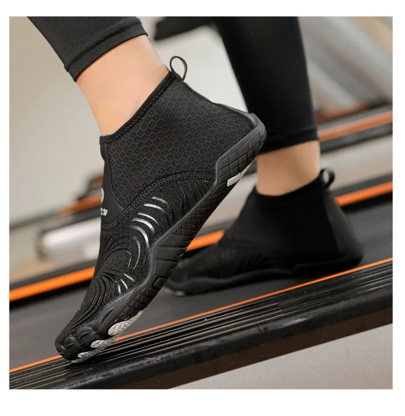 High Top Water Shoes | Versatile Diving, Swimming & Yoga Footwear