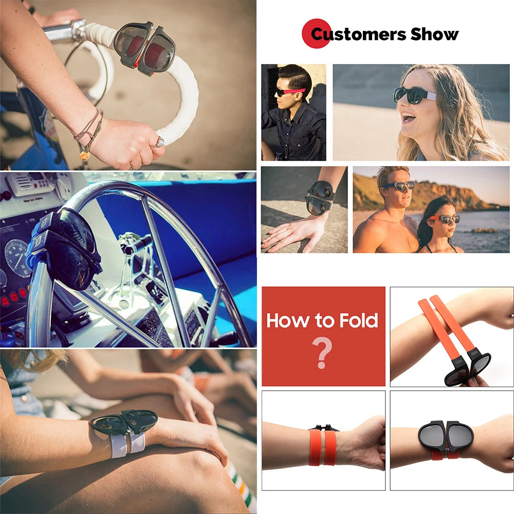Foldable Polarized Sunglasses for Men | Stylish Sports Eyewear
