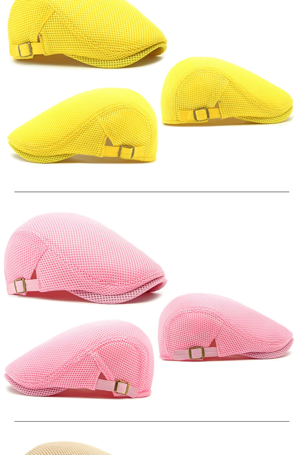 Stylish Unisex Beret Caps | Breathable Sun Hats for Summer