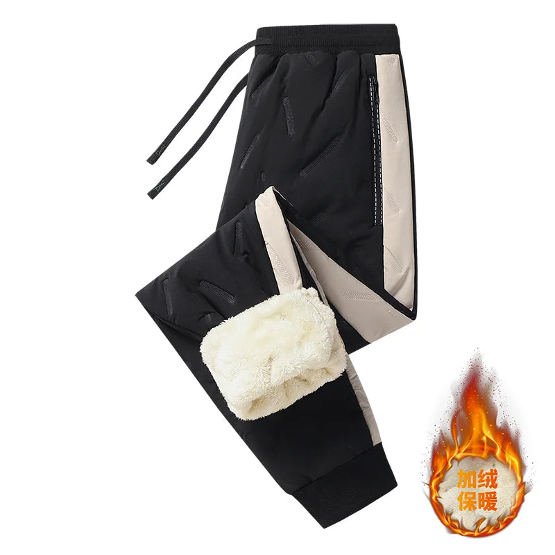 Men's Casual High Waist Trousers | Warm Elastic Drawstring Pants 2026