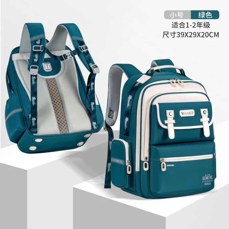 Kids Ergonomic Backpack with Spine Protection | Cloud-Design School Bag