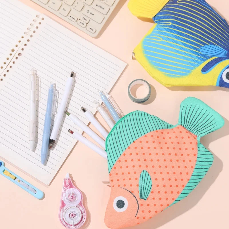 Creative Deep-Sea Fish Pencil Case | Fun Animal Themed Organizer