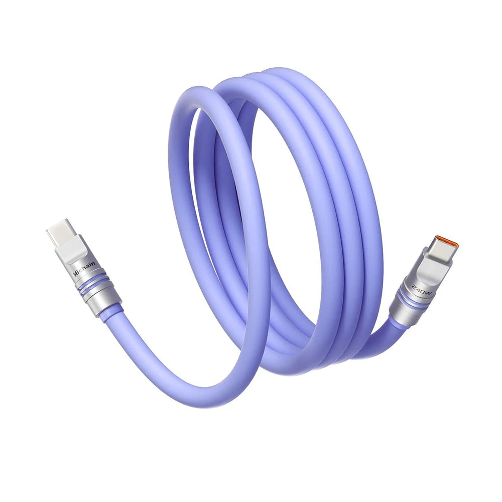 PD240W USB C Fast Charging Cable | Soft Silicone Type-C Cable