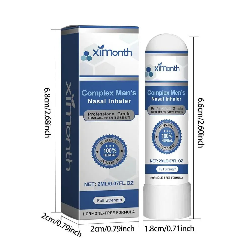 Men's Energy Enhancer Nasal Inhaler | Boost Endurance & Refresh