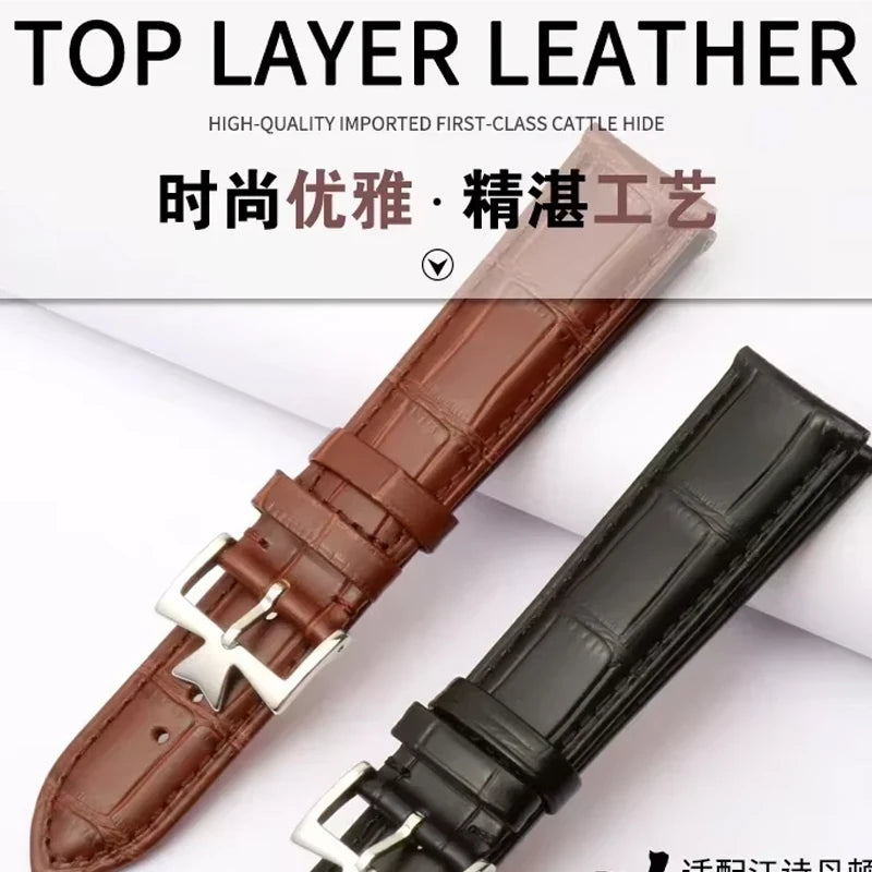 Genuine Leather Watch Band | Stylish Replacement Straps