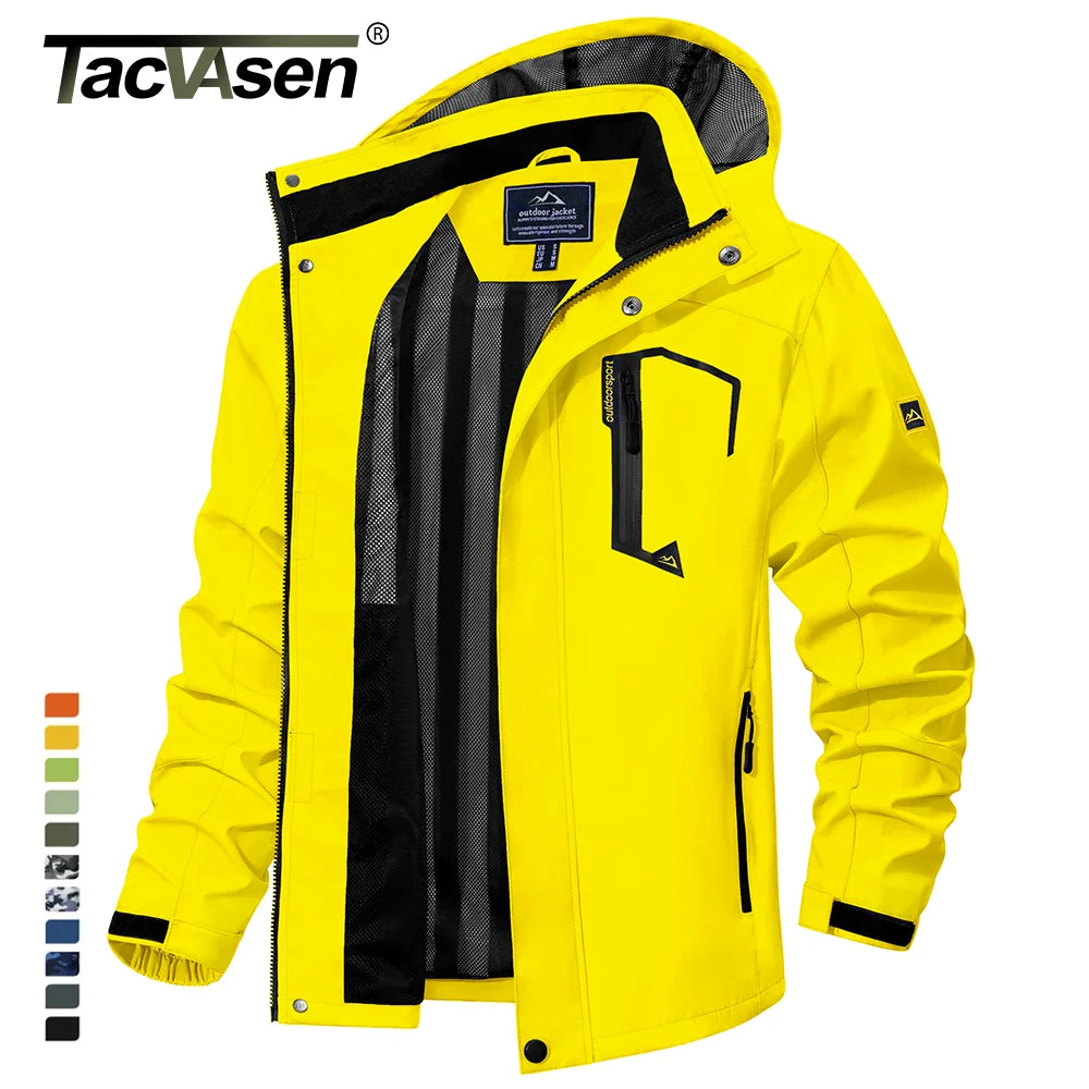 Chaqueta Impermeable Ligera para Hombre | Cortavientos Versátil para Exteriores