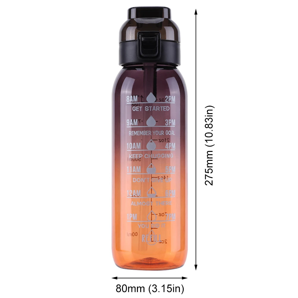 1000ml Air Flavored Water Bottle Scent Up Water Cup Sports Water Bottle For Outdoor Fitness Fashion Water Cup With Flavor Pods