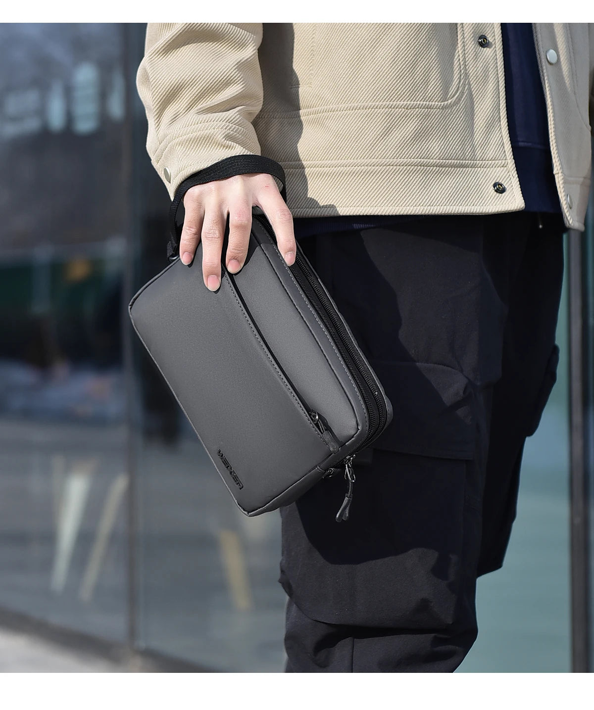 Men's Waterproof Messenger Bag | Versatile Outdoor Shoulder Bag