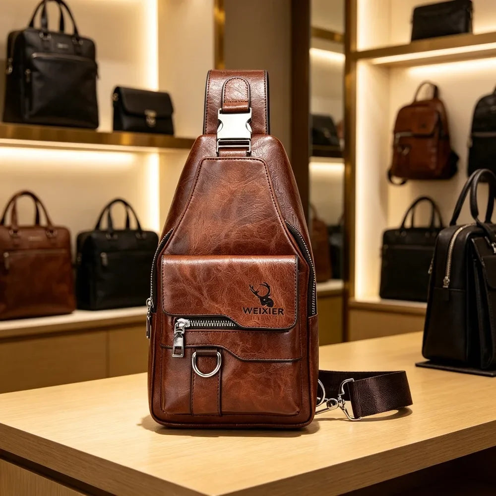 Durable Men's Crossbody, Tote, Shoulder & Chest Bags | Versatile Designs
