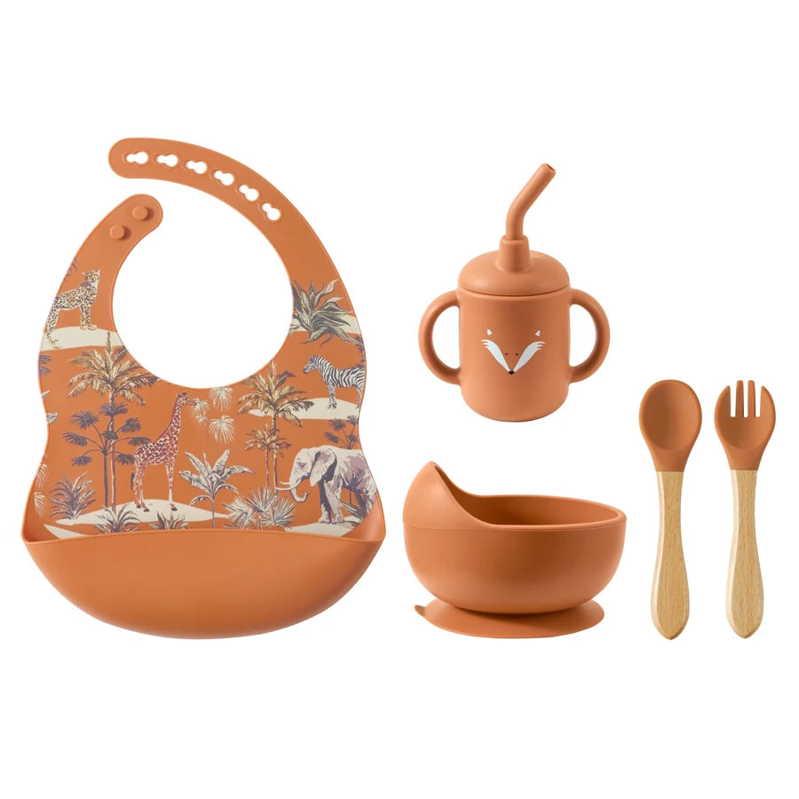 Silicone Baby Dinnerware Set | Safe & Fun Feeding Essentials