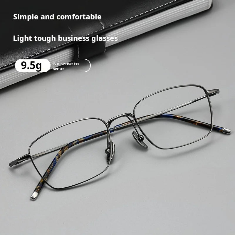 Stylish Titanium Prescription Glasses | Unisex Retro Eyewear