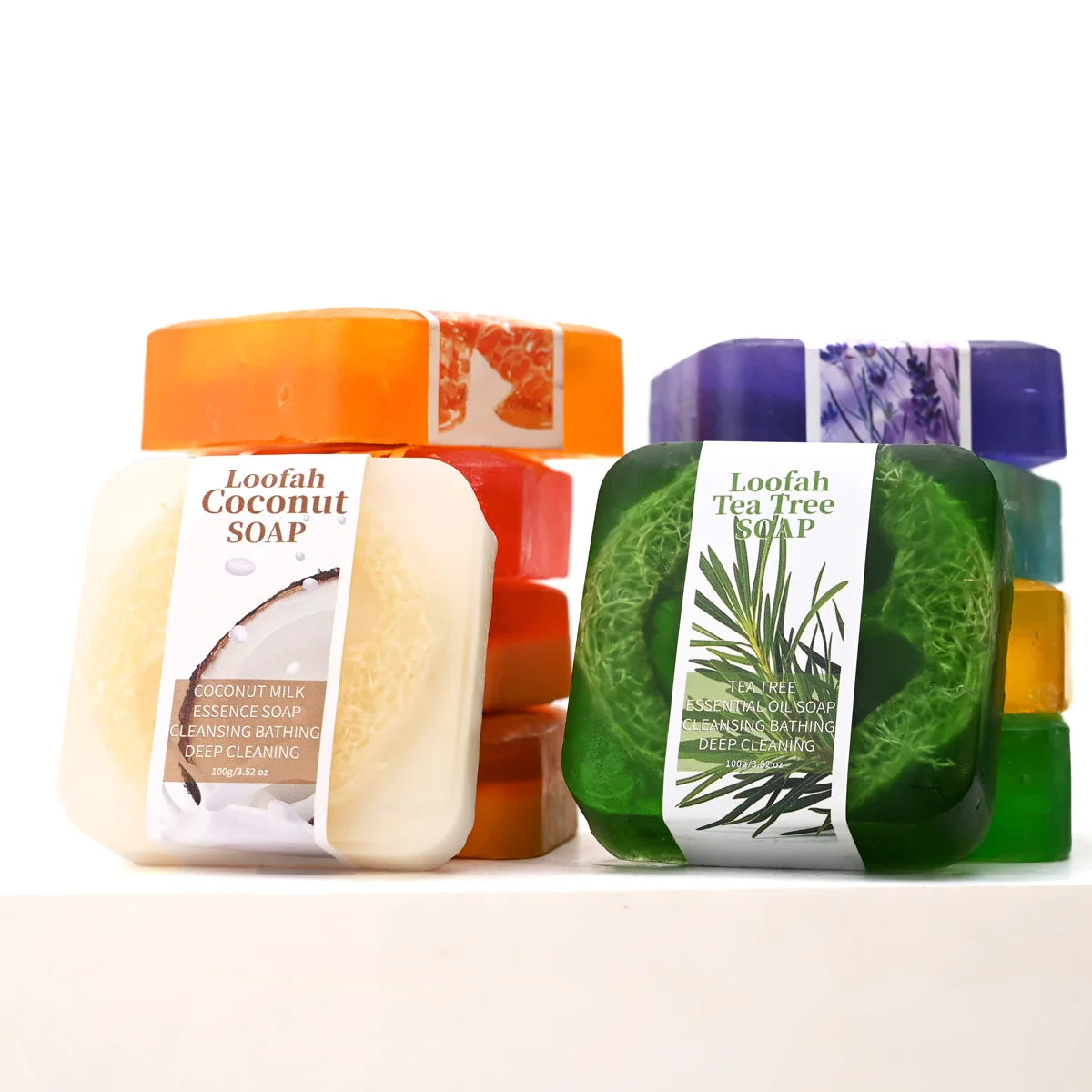 Tea Tree Loofah Soap | Natural Moisturizing Cleanser for All Skin Types