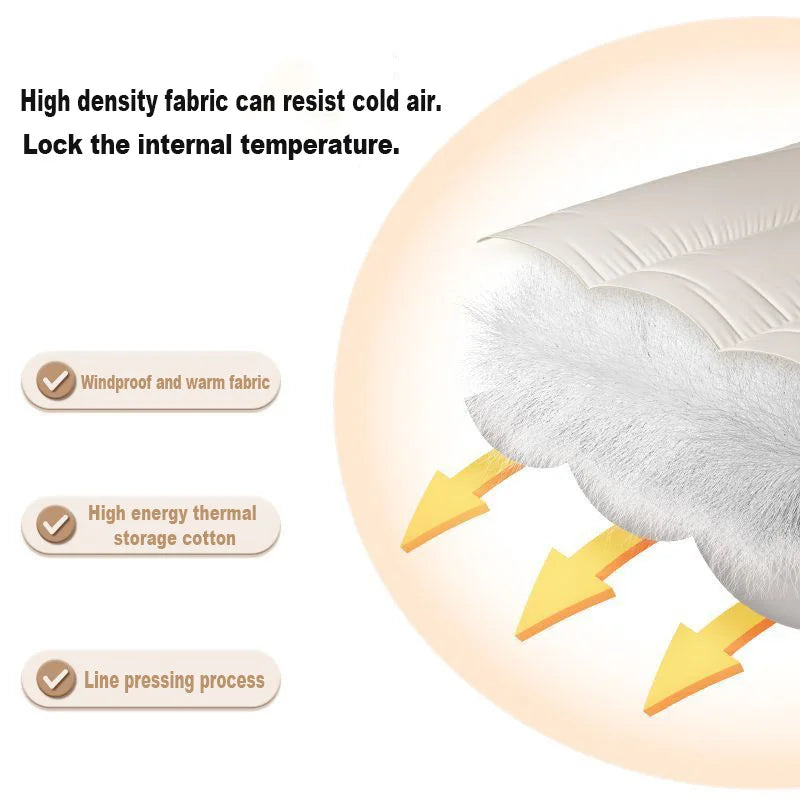 Men's Winter Waterproof Slippers | Cozy Indoor Home Shoes