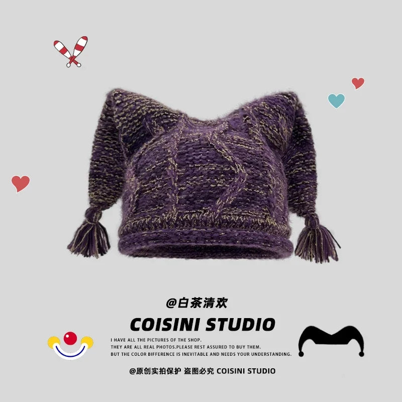Funny Personalized Clown Beanies for Stylish Women & Men