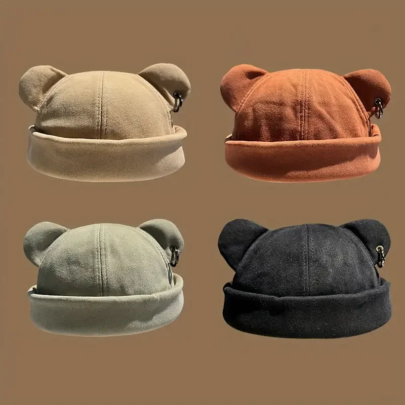 Unisex Cartoon Docker Brimless Beanie | Warm & Stylish Cap