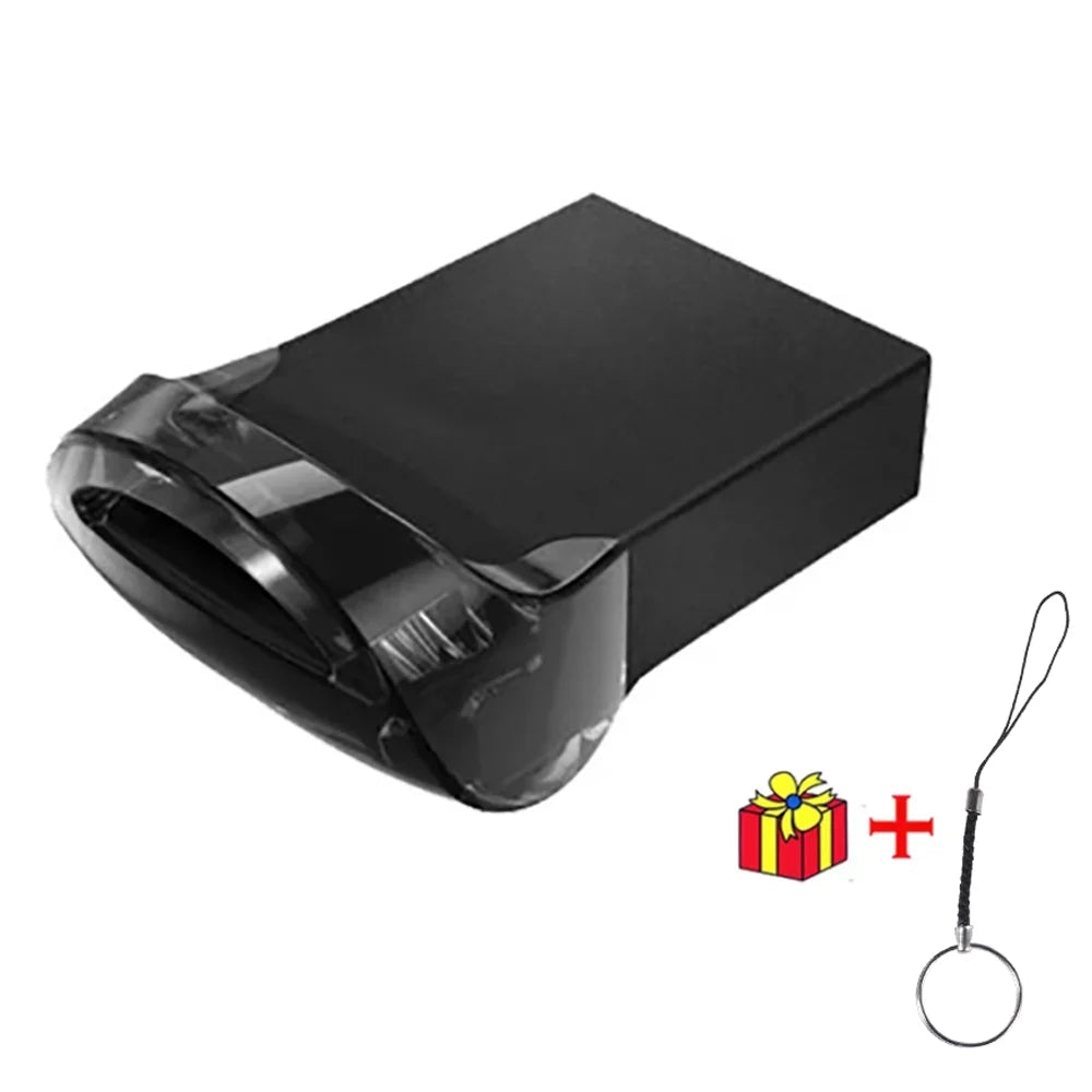 Mini USB Flash Drive 128GB | Ultra Compact Pen Drive & Gift