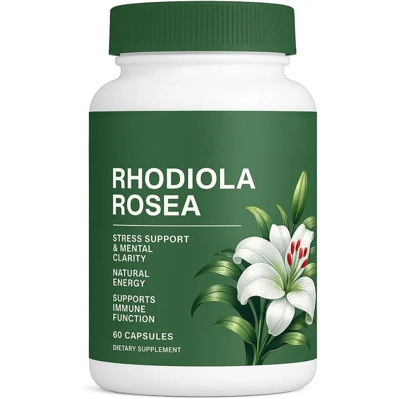 Rhodiola Rosea Capsules | Daily Energy & Mental Focus Support