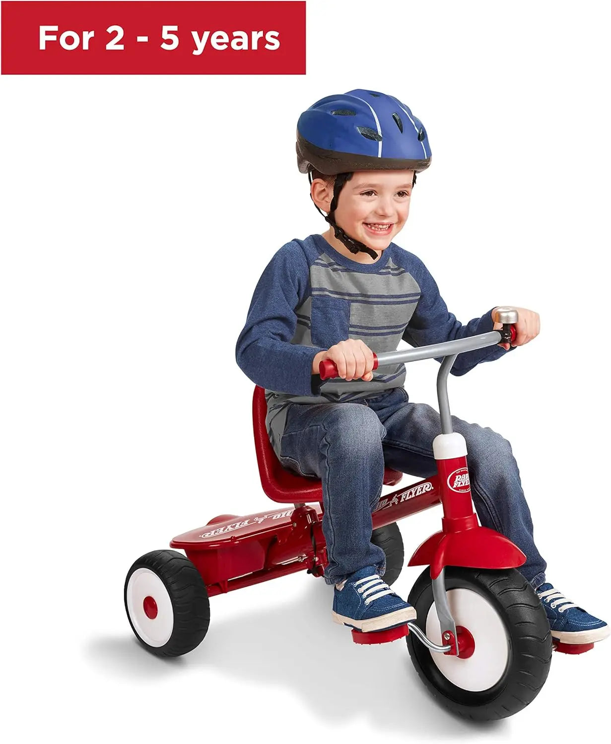 Adjustable Deluxe Steer & Stroll Trike for Kids 2-5 | Fun & Safe
