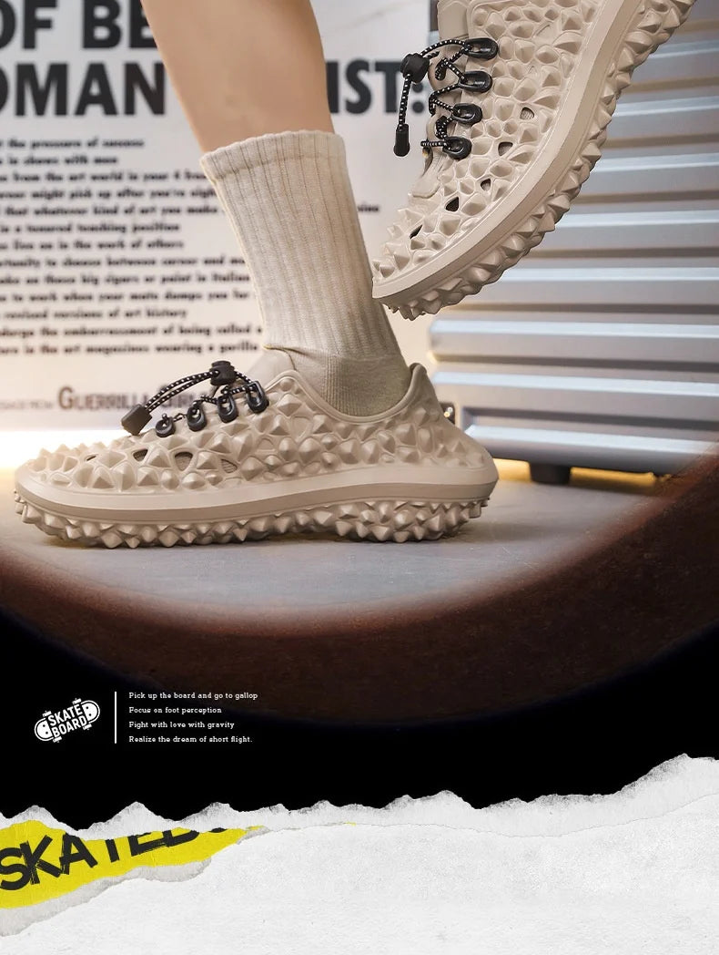 Men's Durable Hollow-Out Clogs | Lightweight Outdoor Sandals